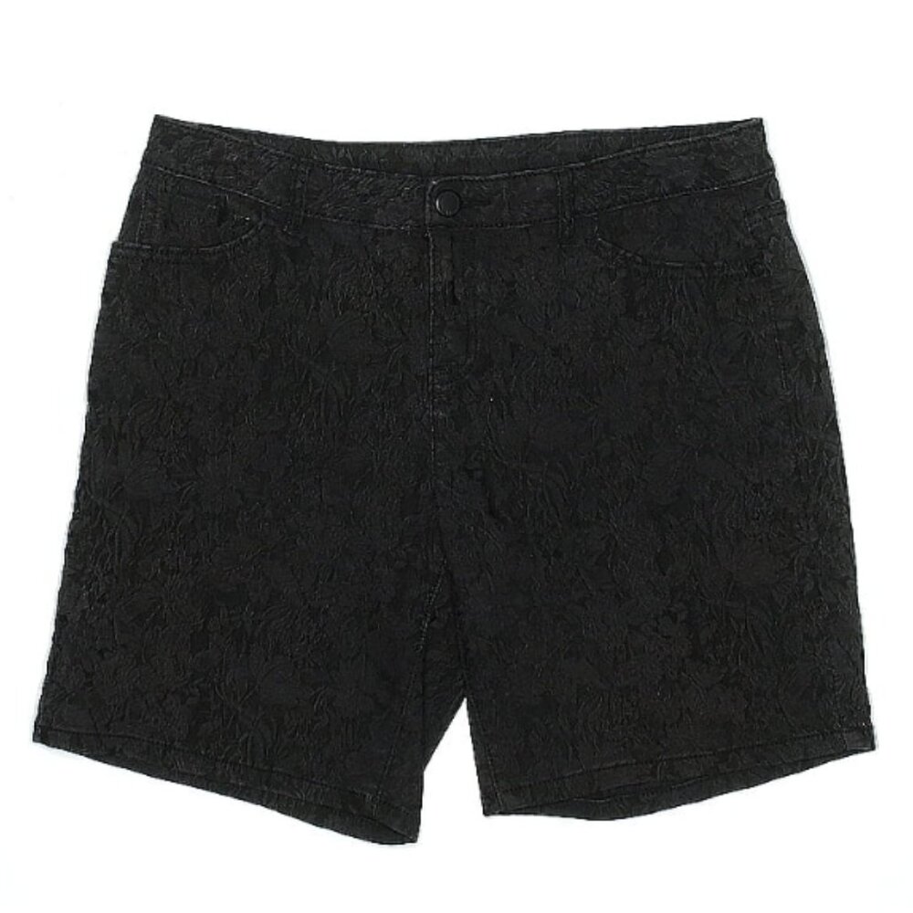 Simply Vera Black Jean Shorts